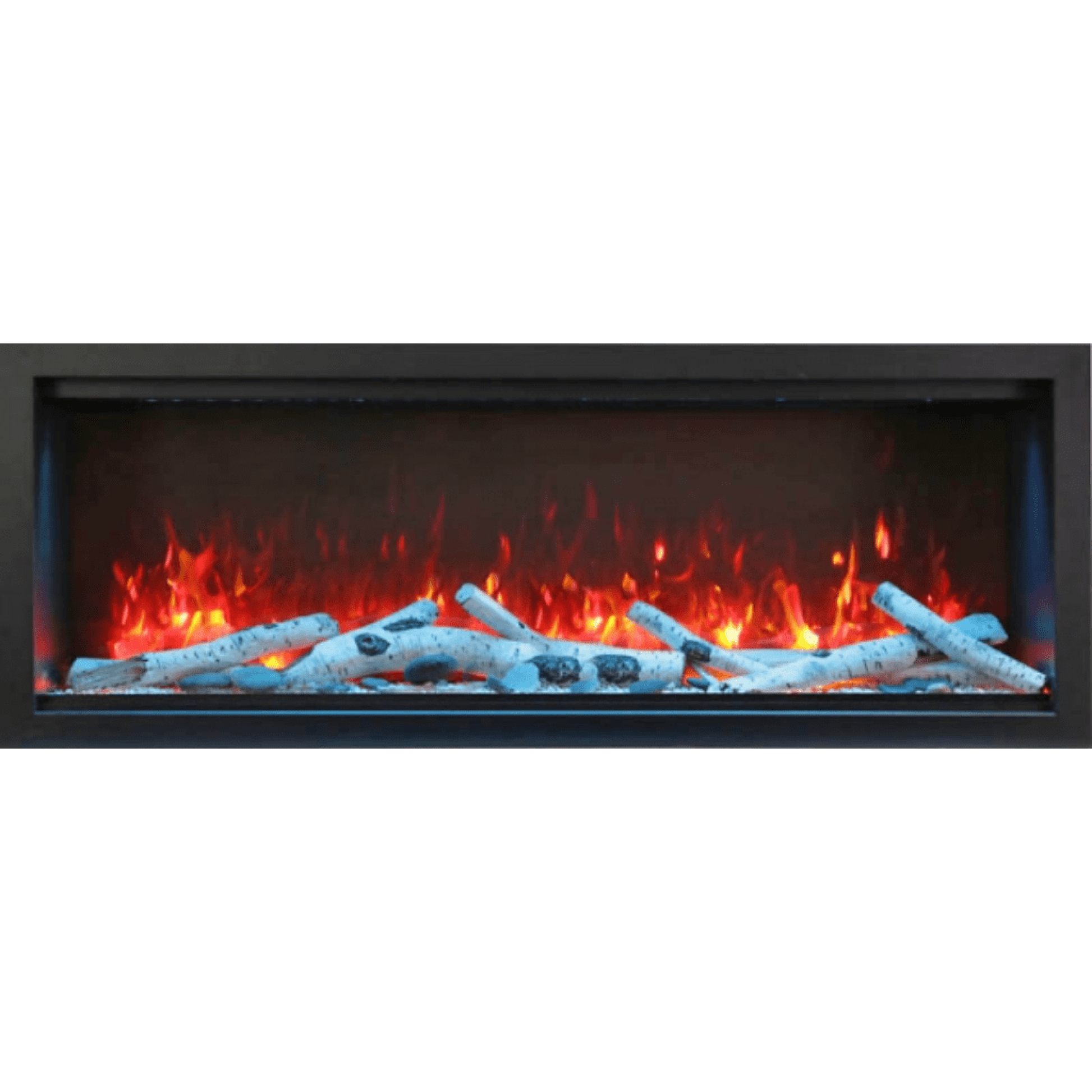 Amantii Symmetry Extra Tall 74" Indoor / Outdoor Built-in Smart WiFi Electric Fireplace