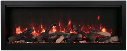 Amantii Symmetry Extra Tall Lumina 34" Indoor / Outdoor Built-in Smart Electric Fireplace