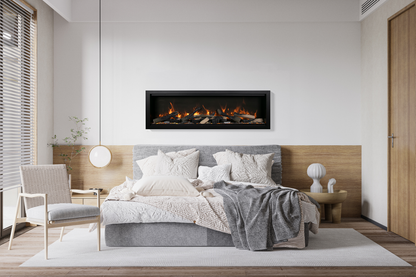 Amantii Symmetry Extra Tall Lumina 34" Indoor / Outdoor Built-in Smart Electric Fireplace