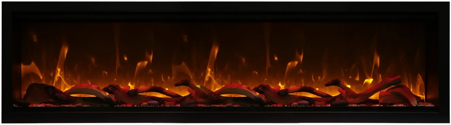 Amantii Symmetry Extra Tall Lumina 34" Indoor / Outdoor Built-in Smart Electric Fireplace