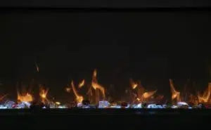 Amantii Symmetry Lumina 100" Indoor Outdoor Built-in Smart Electric Fireplace