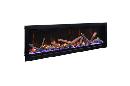 Amantii Symmetry Lumina 34" Indoor / Outdoor Built-in Smart Electric Fireplace