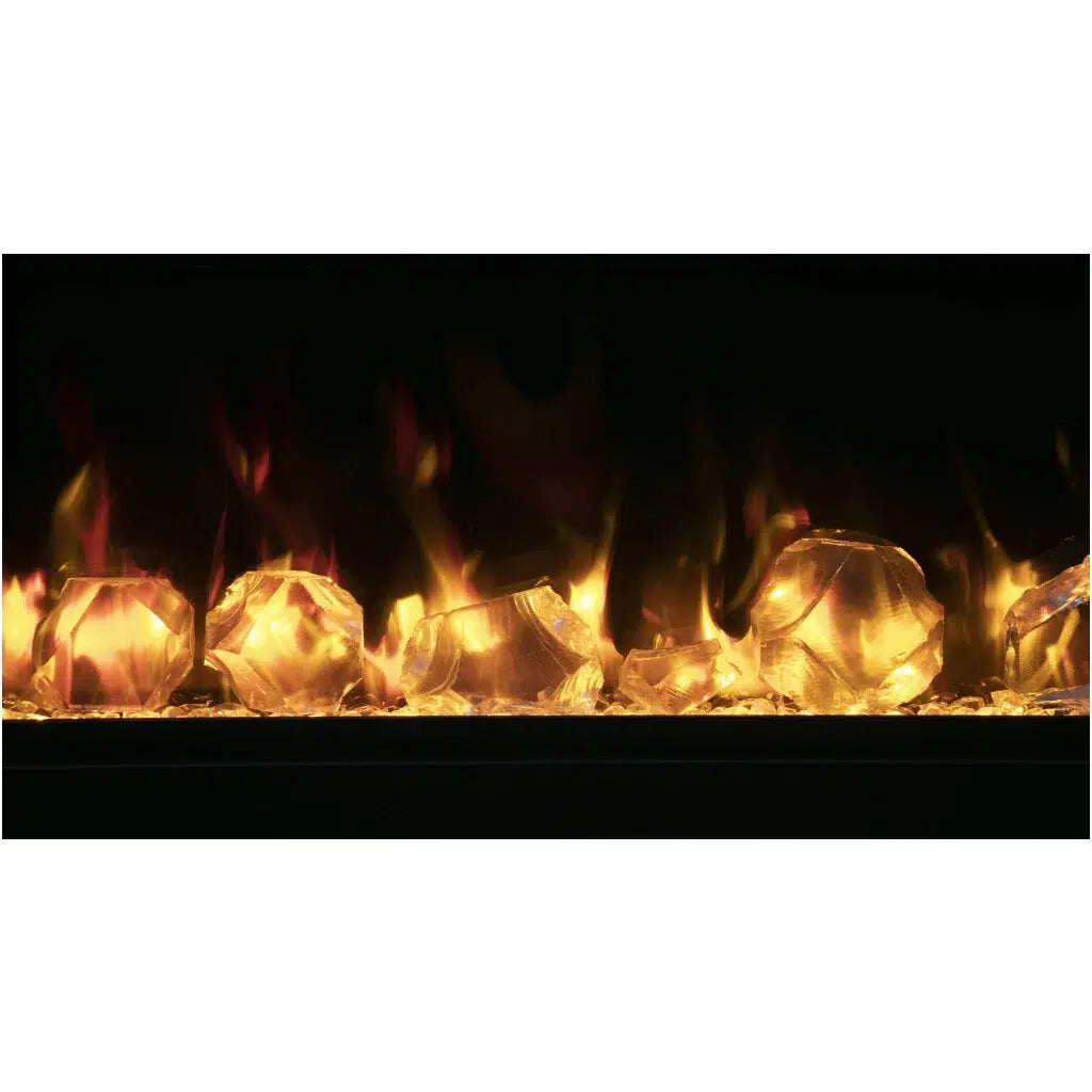 Amantii Symmetry Lumina 34" Indoor / Outdoor Built-in Smart Electric Fireplace