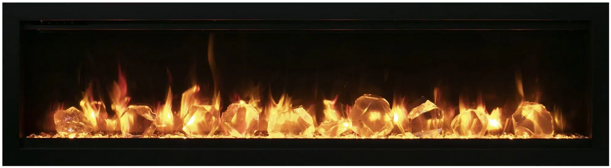 Amantii Symmetry Lumina 34" Indoor / Outdoor Built-in Smart Electric Fireplace