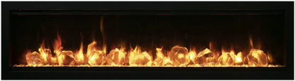 Amantii Symmetry Lumina 34" Indoor / Outdoor Built-in Smart Electric Fireplace