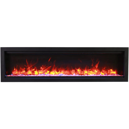 Amantii Symmetry Lumina 60" Indoor Outdoor Built-in Smart Electric Fireplace