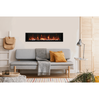 Amantii Symmetry Xtra Slim 55" Wall Mount Non-Smart Electric Fireplace