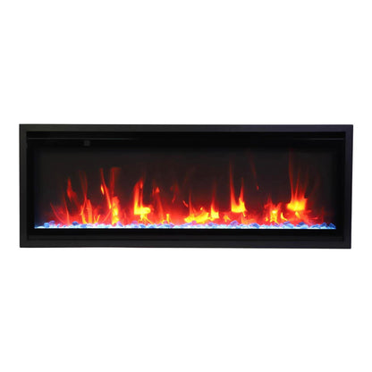 Amantii Symmetry Xtra Slim 55" Wall Mount Non-Smart Electric Fireplace