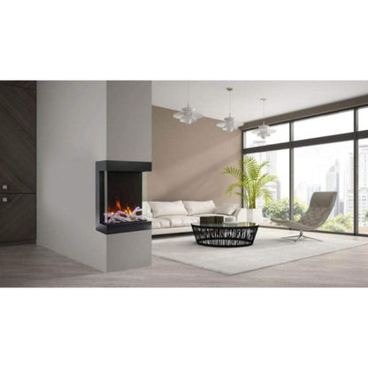 Amantii THE CUBE Lumina 20" 3-Sided Smart Wall Mount Electric Fireplace
