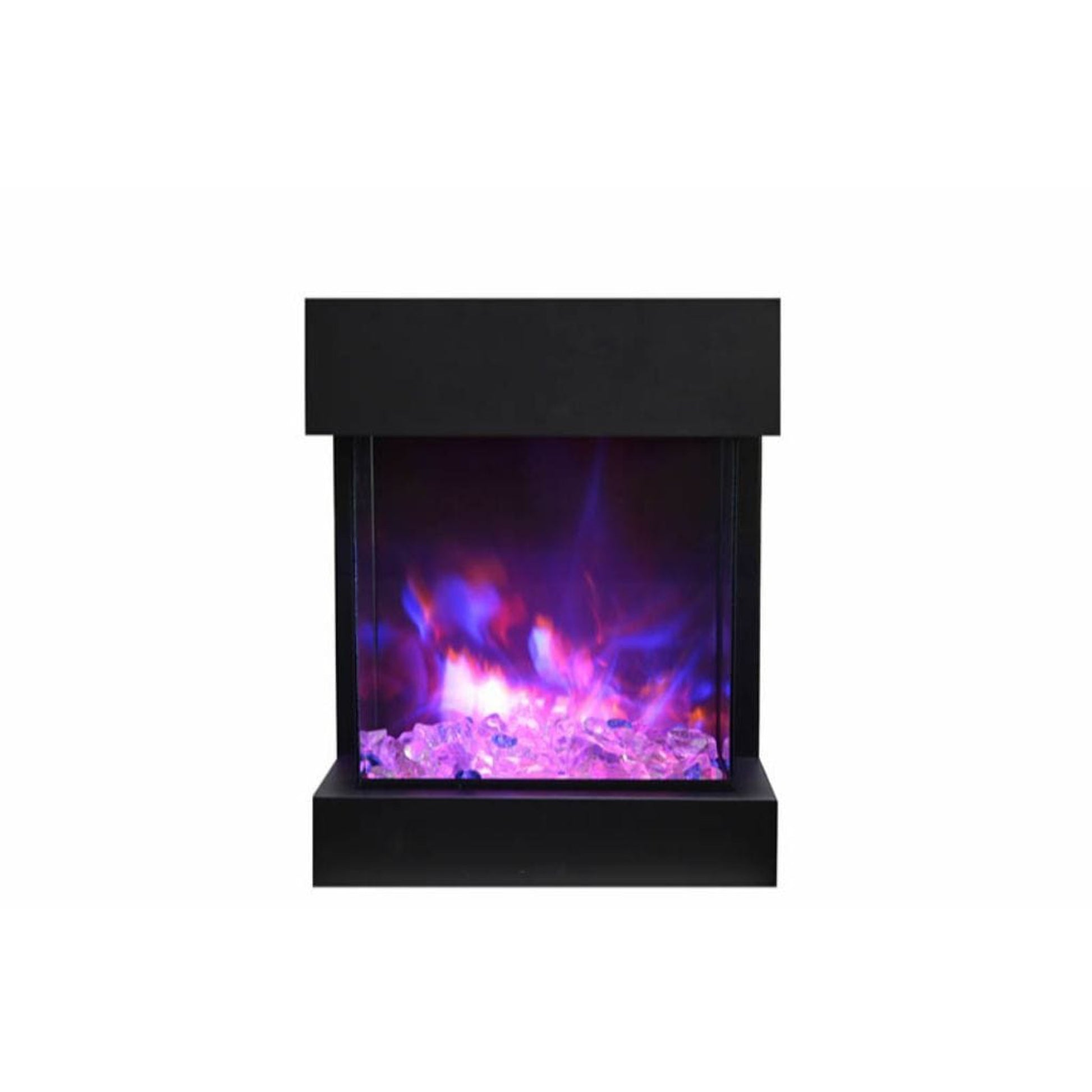 Amantii THE CUBE Lumina 20" 3-Sided Smart Wall Mount Electric Fireplace