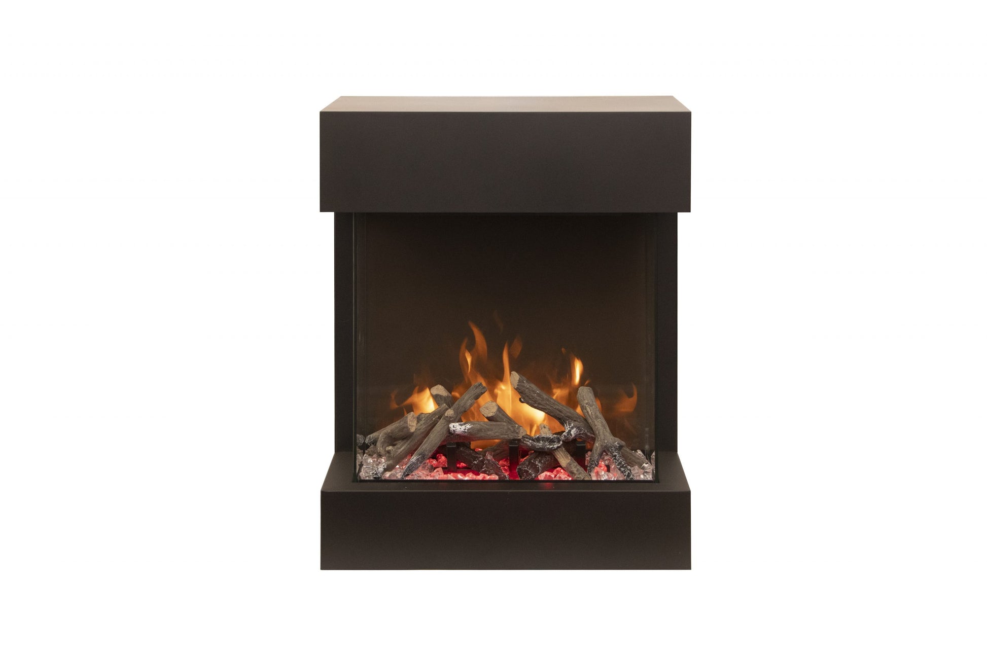 Amantii THE CUBE Lumina 20" 3-Sided Smart Wall Mount Electric Fireplace