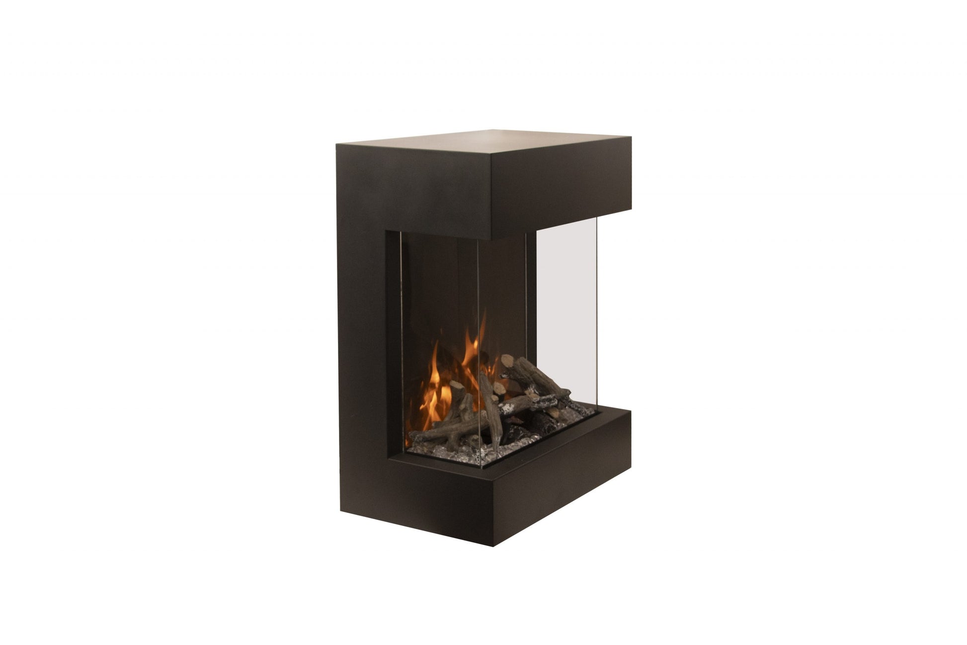 Amantii THE CUBE Lumina 20" 3-Sided Smart Wall Mount Electric Fireplace