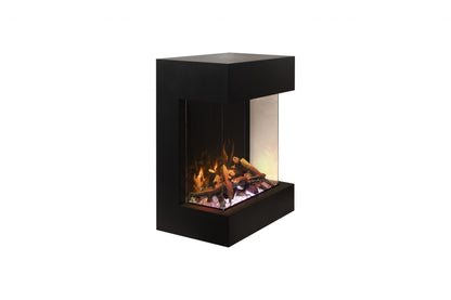 Amantii THE CUBE Lumina 20" 3-Sided Smart Wall Mount Electric Fireplace