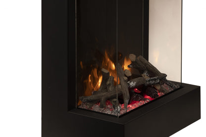 Amantii THE CUBE Lumina 20" 3-Sided Smart Wall Mount Electric Fireplace