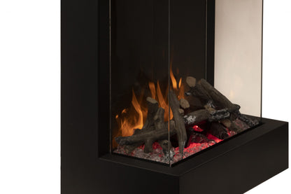 Amantii THE CUBE Lumina 20" 3-Sided Smart Wall Mount Electric Fireplace
