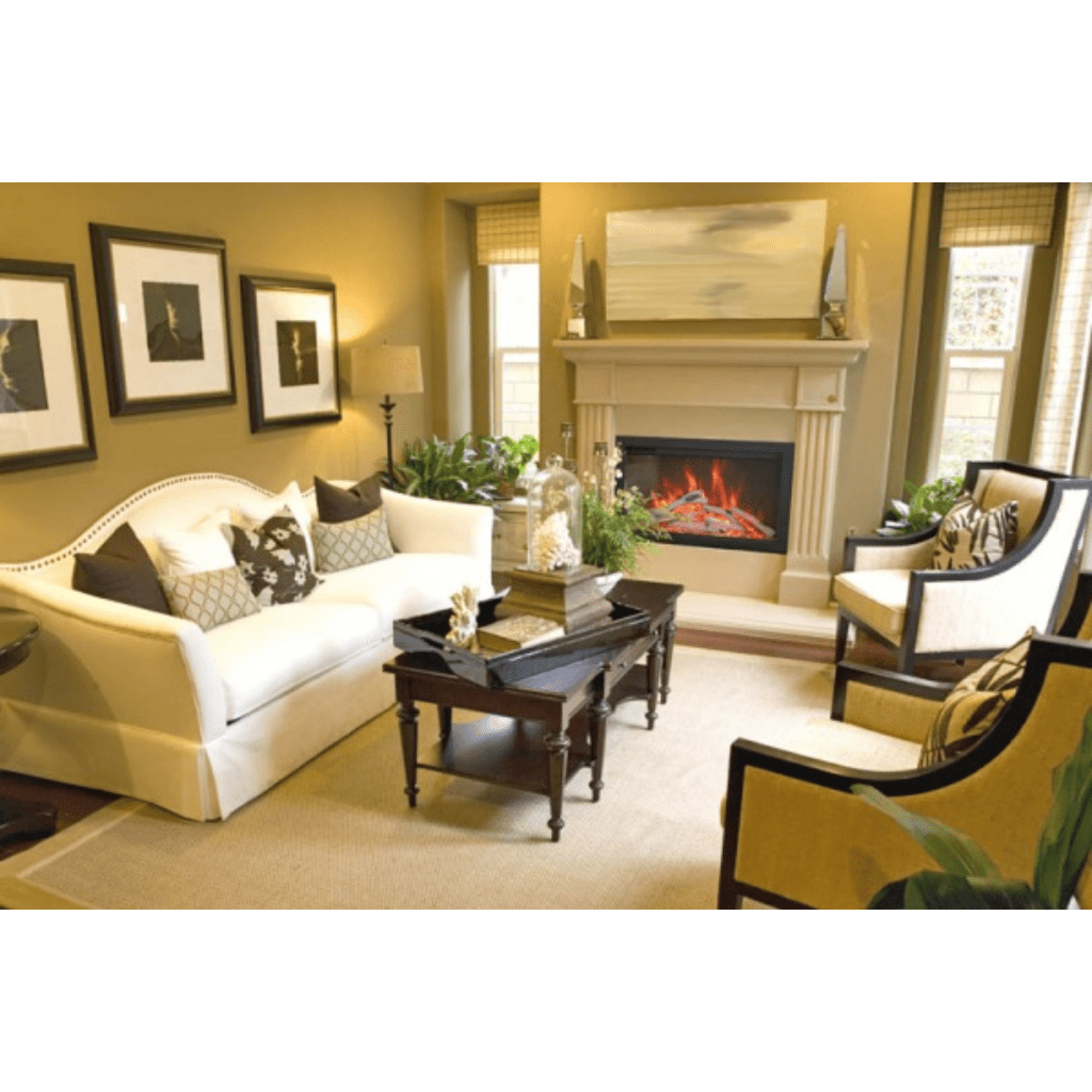 Amantii TRD 30″ Traditional Series Built-In Electric Fireplace Insert