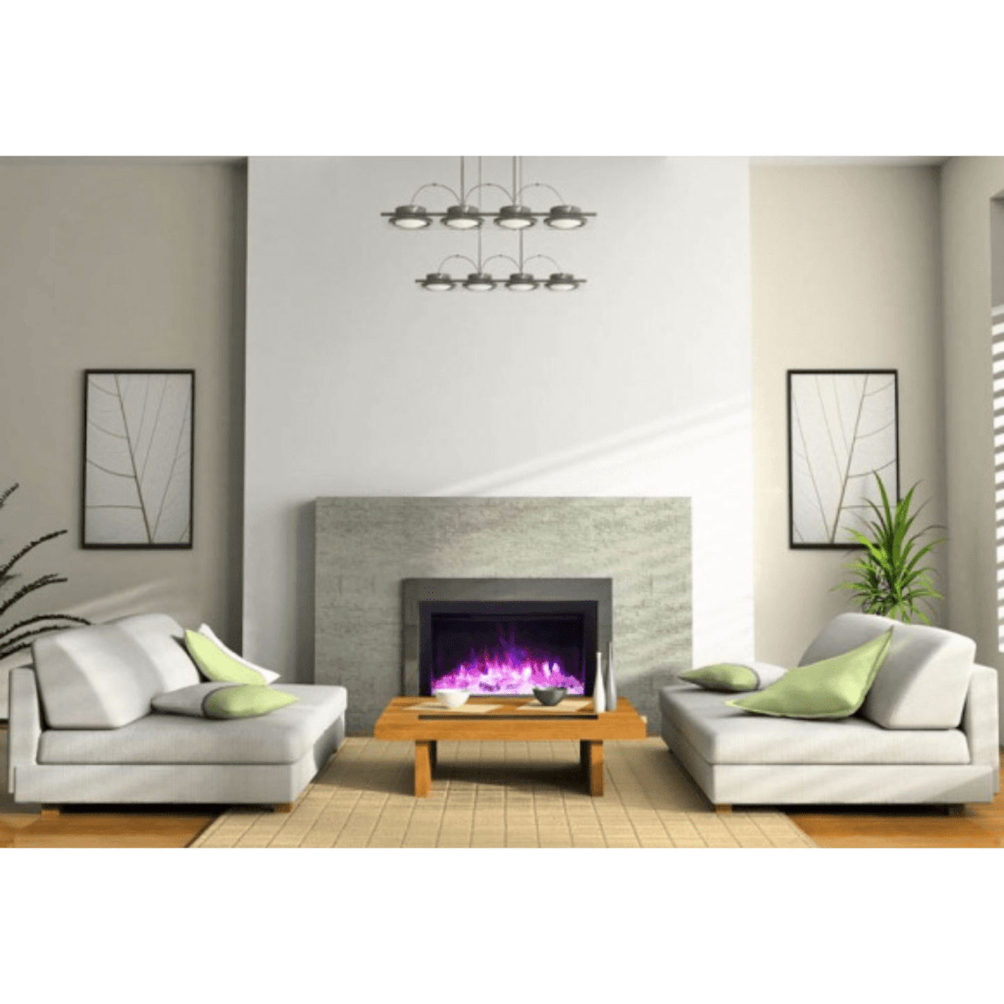 Amantii TRD 30″ Traditional Series Built-In Electric Fireplace Insert