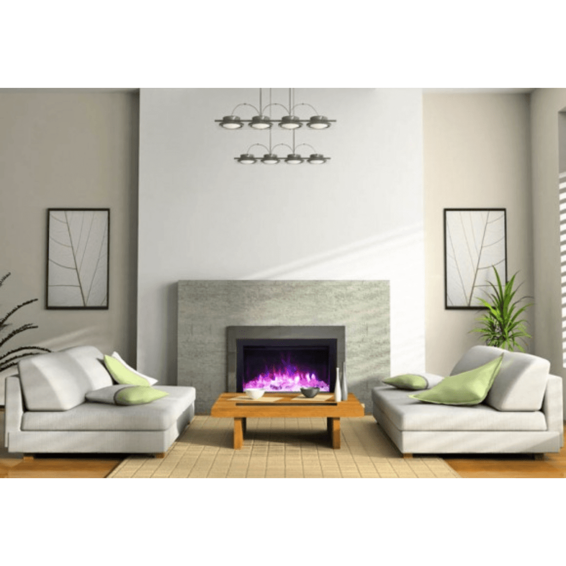 Amantii TRD 30″ Traditional Series Built-In Electric Fireplace Insert