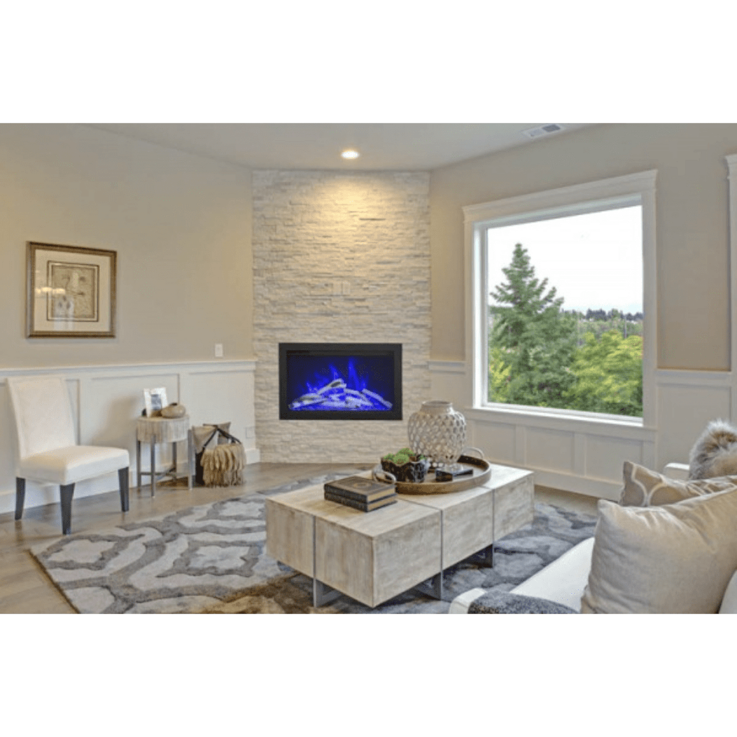 Amantii TRD 38" Traditional Series Built-In Electric Fireplace Insert