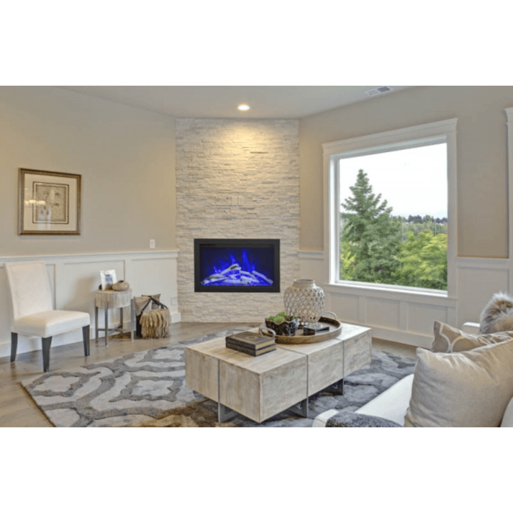 Amantii TRD 38" Traditional Series Built-In Electric Fireplace Insert