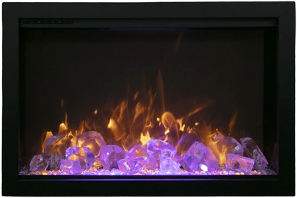 Amantii Traditional Bespoke 30" Indoor/Outdoor Smart Electric Fireplace