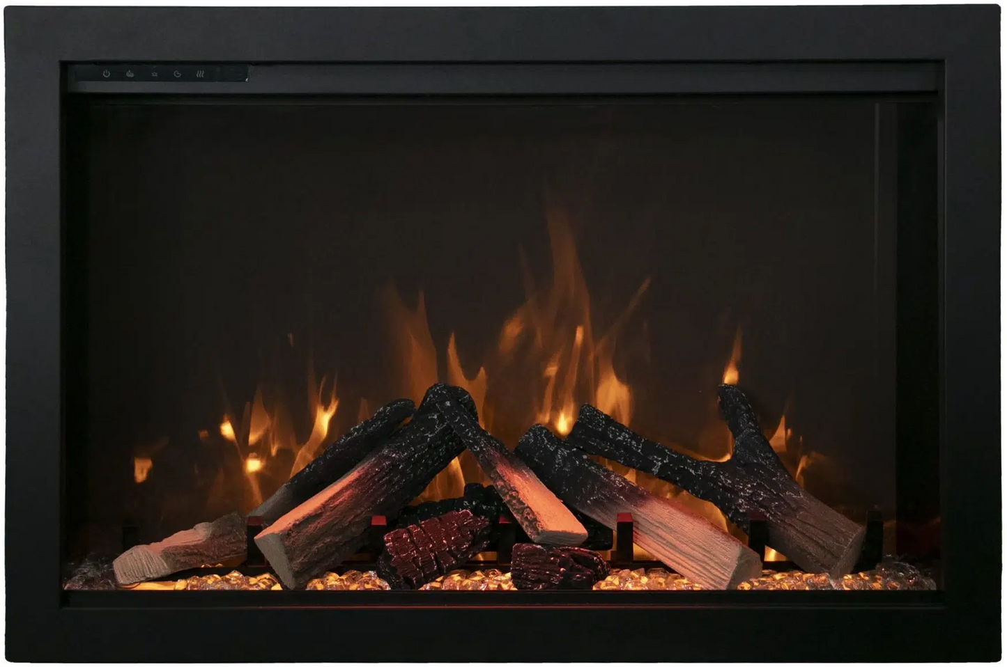 Amantii Traditional Bespoke 30" Indoor/Outdoor Smart Electric Fireplace Insert