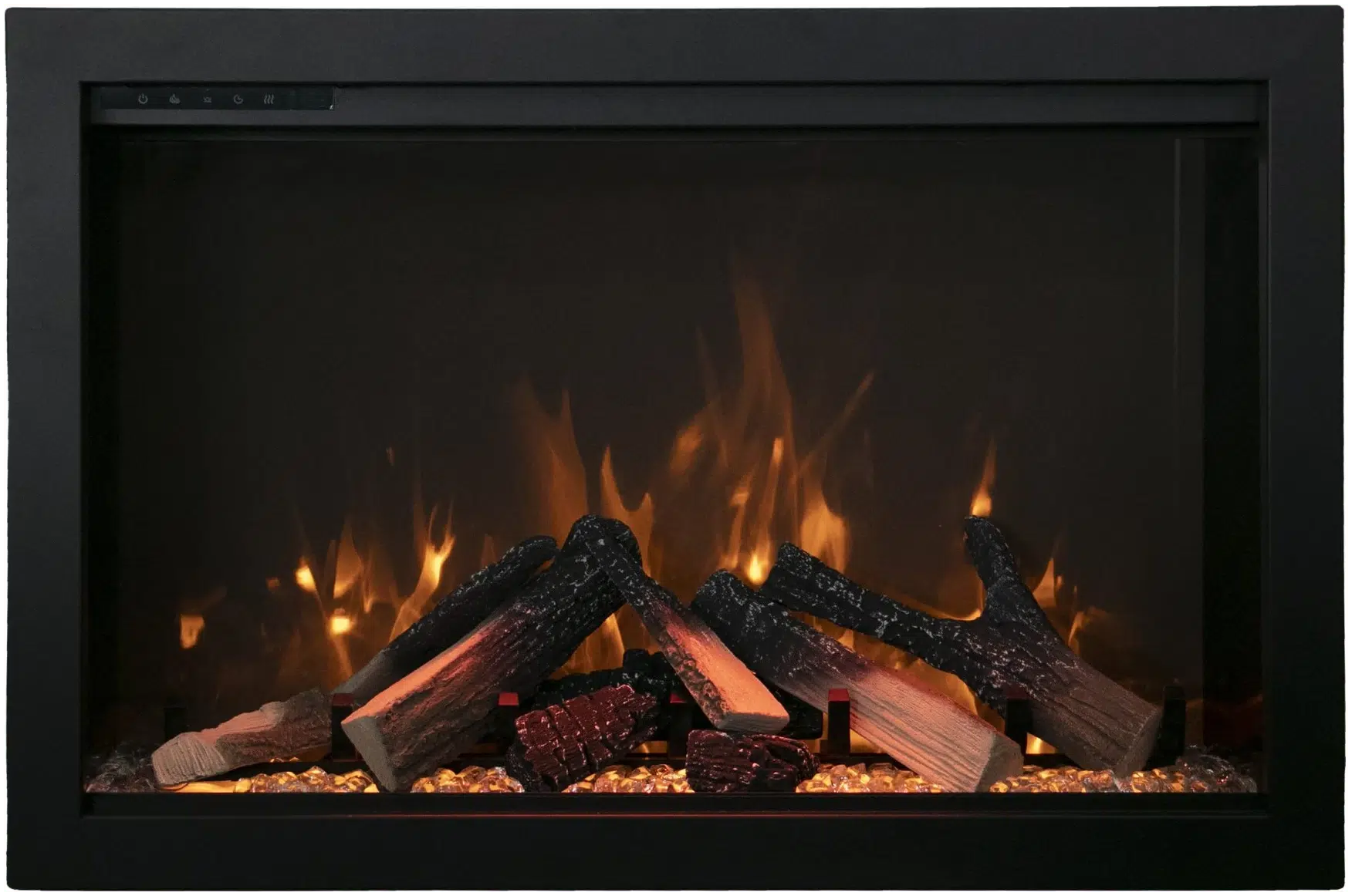 Amantii Traditional Bespoke 30" Indoor/Outdoor Smart Electric Fireplace Insert