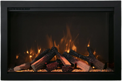 Amantii Traditional Bespoke 30" Indoor/Outdoor Smart Electric Fireplace Insert