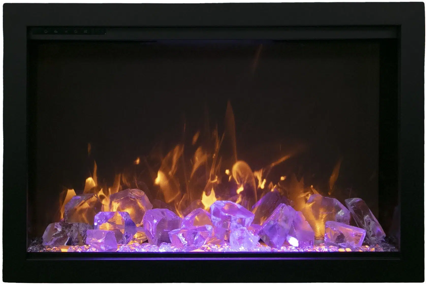 Amantii Traditional Bespoke 30" Indoor/Outdoor Smart Electric Fireplace Insert