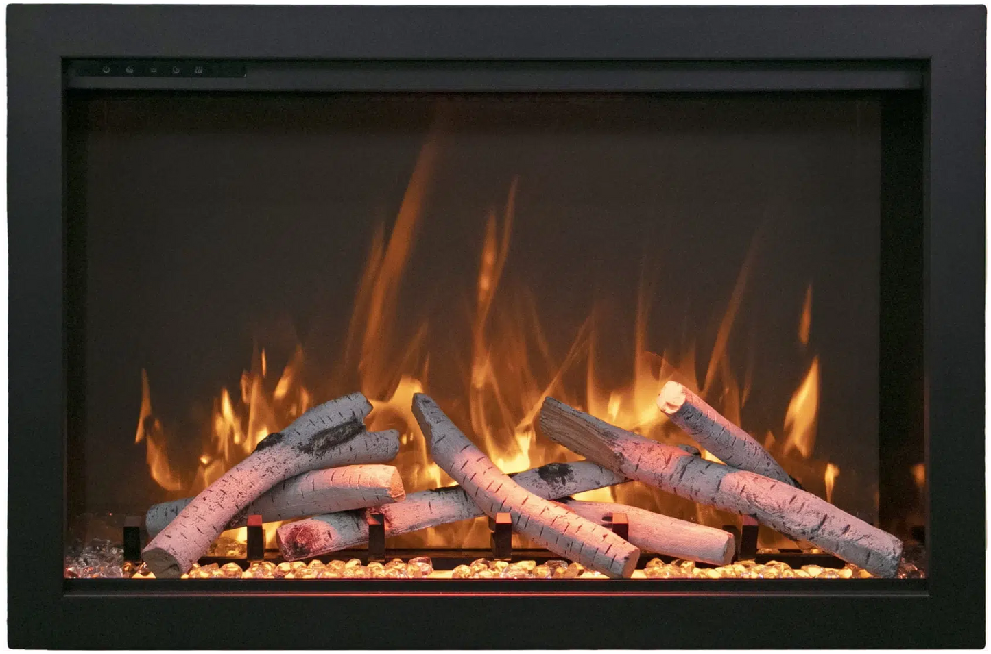 Amantii Traditional Bespoke 30" Indoor/Outdoor Smart Electric Fireplace Insert