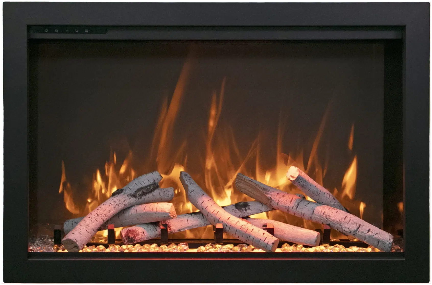 Amantii Traditional Bespoke 30" Indoor/Outdoor Smart Electric Fireplace Insert