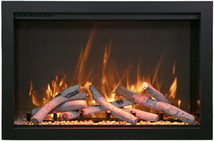 Amantii Traditional Bespoke 30" Indoor/Outdoor Smart Electric Fireplace Insert