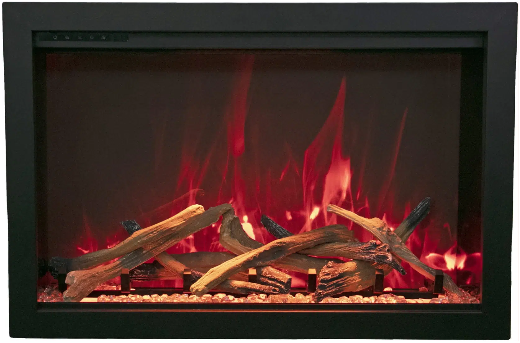 Amantii Traditional Bespoke 30" Indoor/Outdoor Smart Electric Fireplace Insert