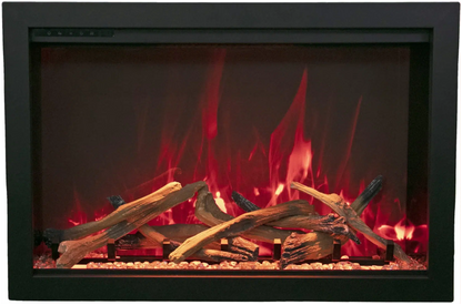 Amantii Traditional Bespoke 30" Indoor/Outdoor Smart Electric Fireplace Insert