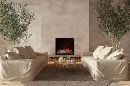 Amantii Traditional Bespoke 30" Indoor/Outdoor Smart Electric Fireplace Insert