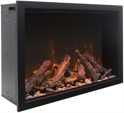 Amantii Traditional Bespoke 30" Indoor/Outdoor Smart Electric Fireplace Insert