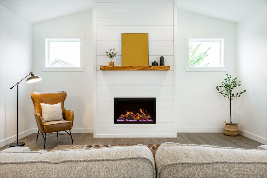 Amantii Traditional Bespoke 30" Indoor/Outdoor Smart Electric Fireplace Insert