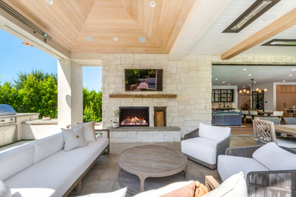 Amantii Traditional Bespoke 30" Indoor/Outdoor Smart Electric Fireplace Insert