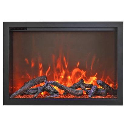 Amantii Traditional Bespoke 33" Indoor/Outdoor Smart Electric Fireplace Insert
