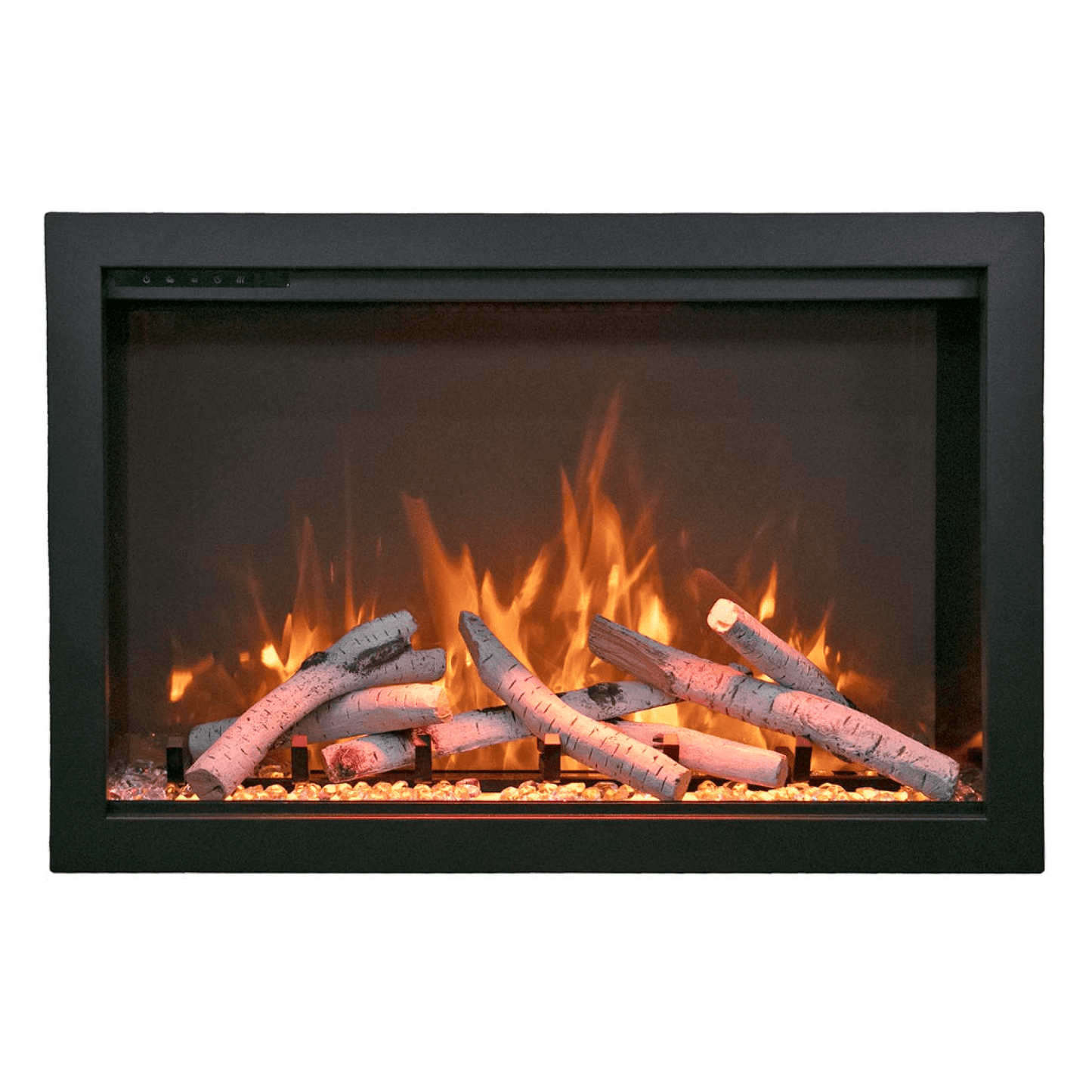 Amantii Traditional Bespoke 33" Indoor/Outdoor Smart Electric Fireplace Insert