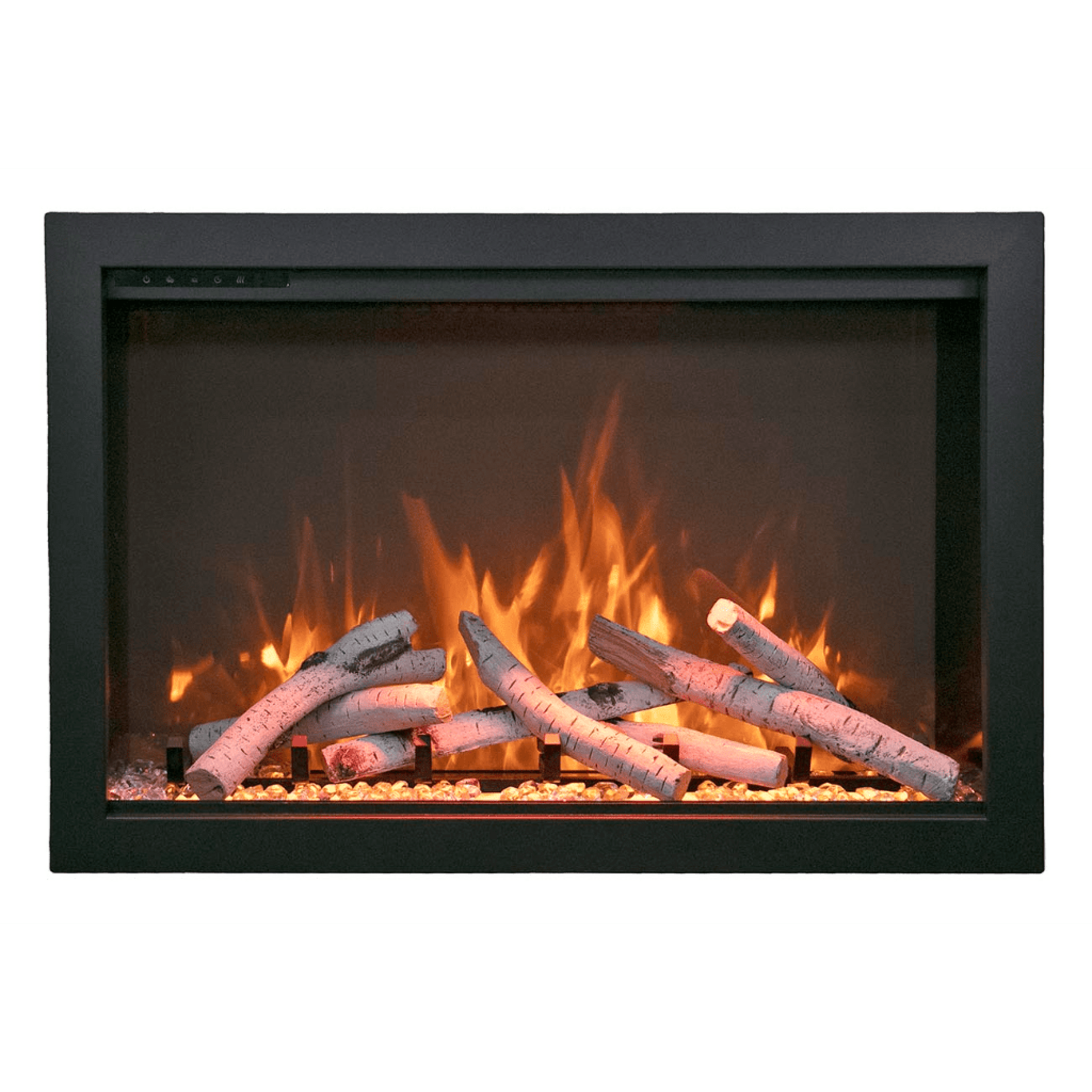 Amantii Traditional Bespoke 33" Indoor/Outdoor Smart Electric Fireplace Insert