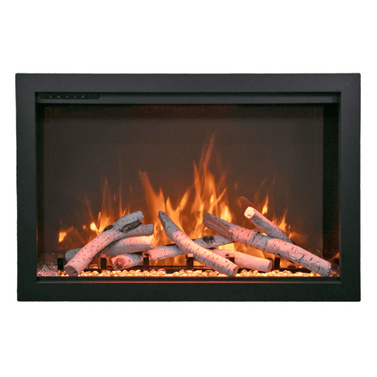 Amantii Traditional Bespoke 33" Indoor/Outdoor Smart Electric Fireplace Insert