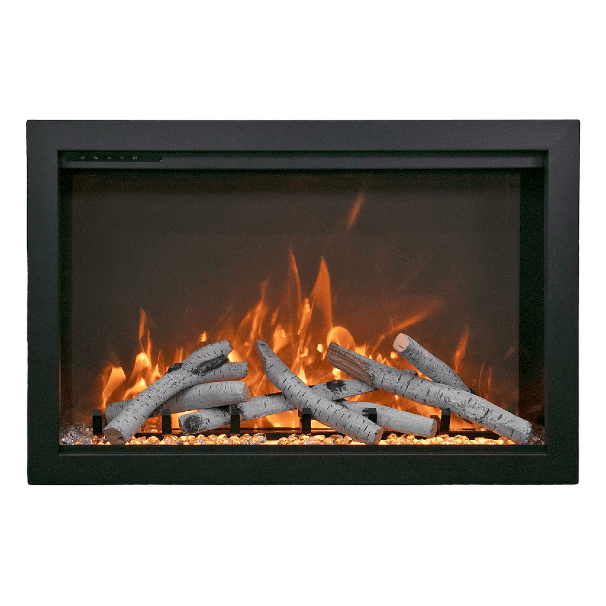 Amantii Traditional Bespoke 33" Indoor/Outdoor Smart Electric Fireplace Insert