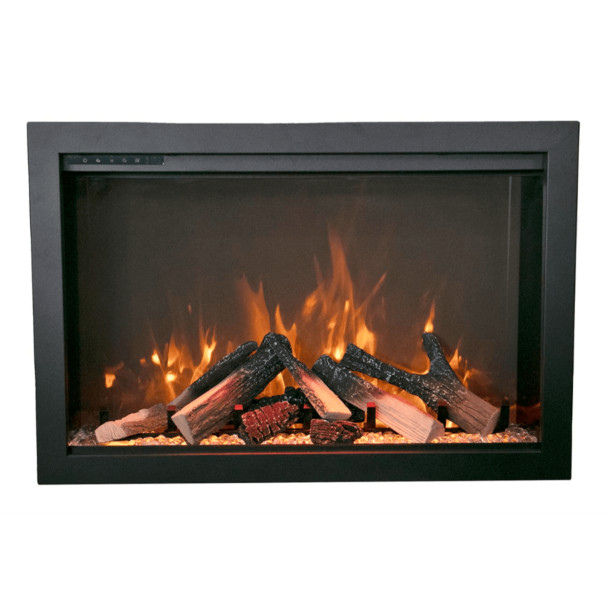 Amantii Traditional Bespoke 33" Indoor/Outdoor Smart Electric Fireplace Insert