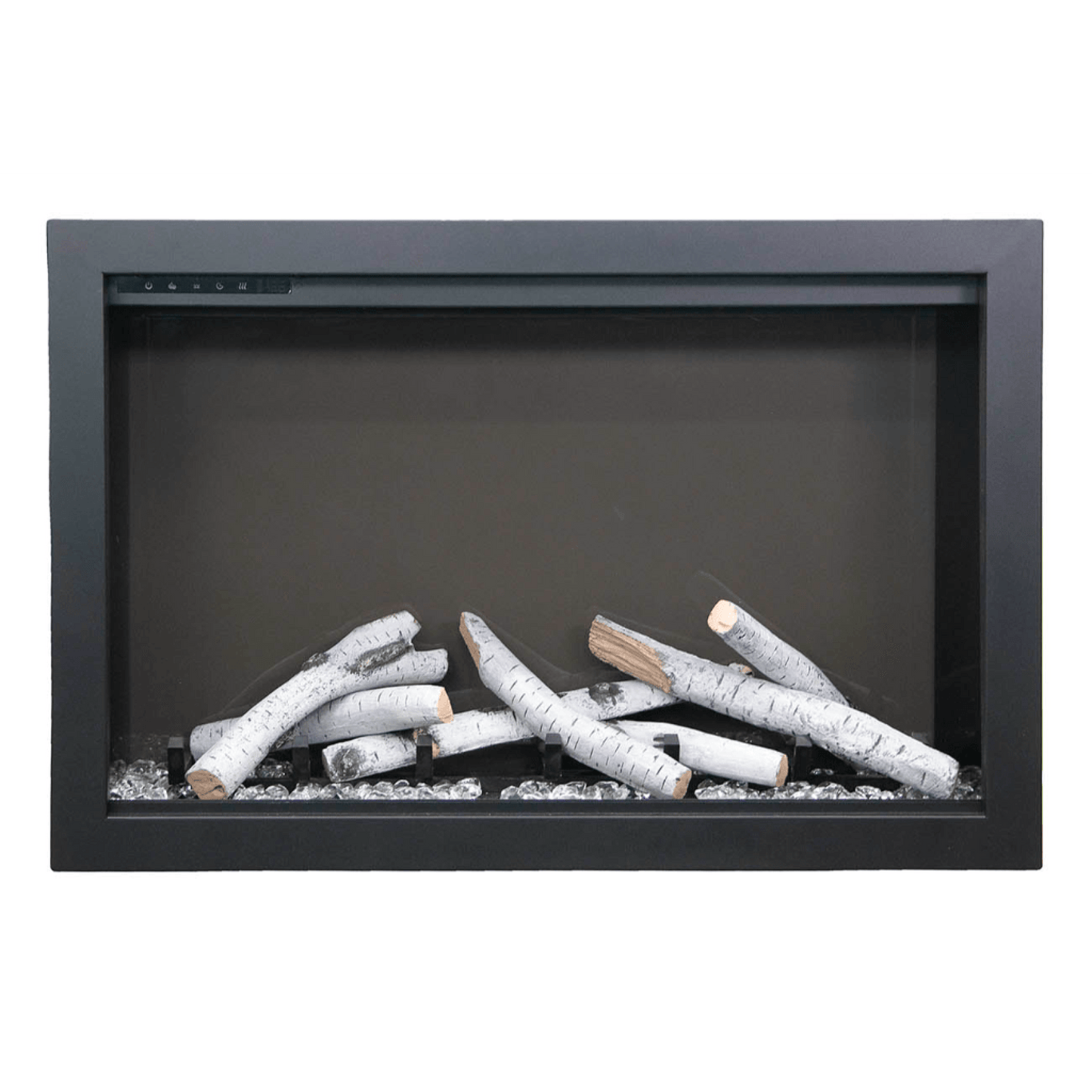 Amantii Traditional Bespoke 33" Indoor/Outdoor Smart Electric Fireplace Insert