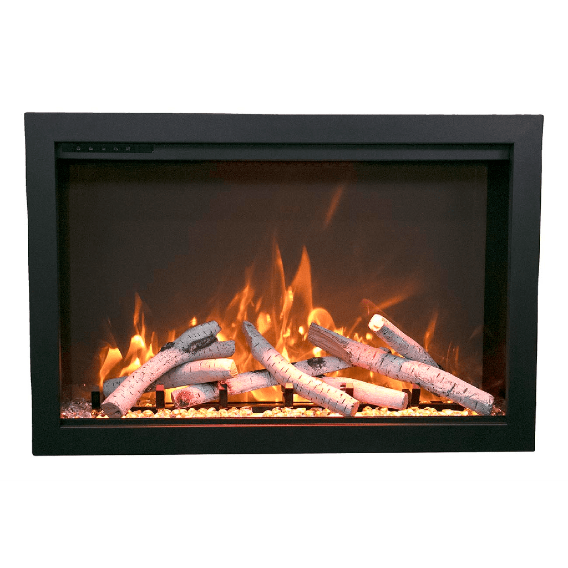 Amantii Traditional Bespoke 33" Indoor/Outdoor Smart Electric Fireplace Insert
