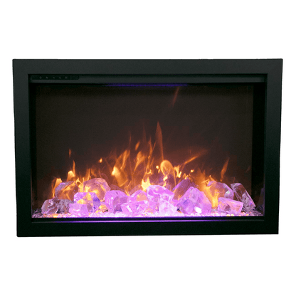 Amantii Traditional Bespoke 33" Indoor/Outdoor Smart Electric Fireplace Insert