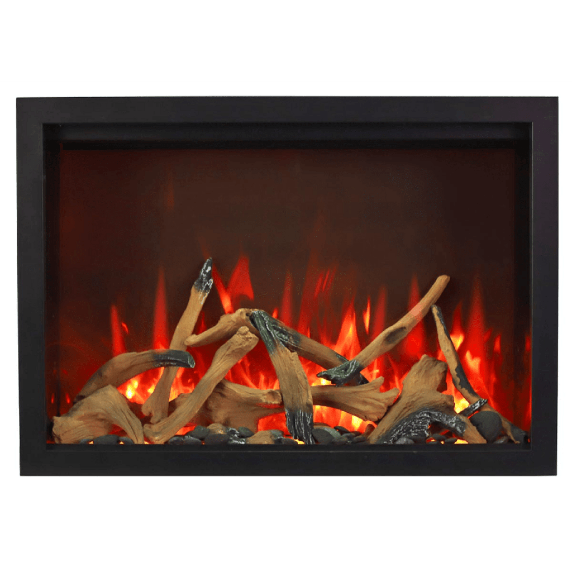 Amantii Traditional Bespoke 33" Indoor/Outdoor Smart Electric Fireplace Insert
