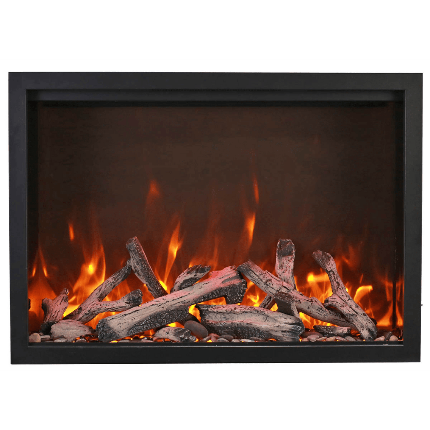 Amantii Traditional Bespoke 33" Indoor/Outdoor Smart Electric Fireplace Insert