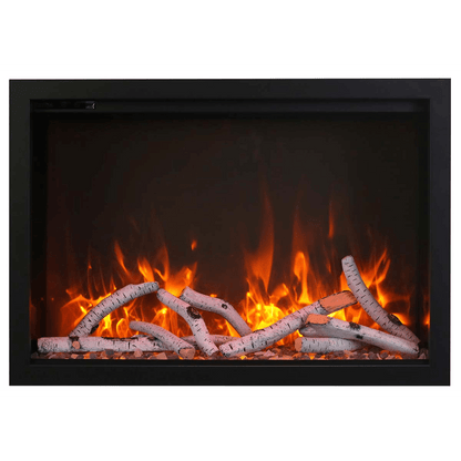 Amantii Traditional Bespoke 33" Indoor/Outdoor Smart Electric Fireplace Insert